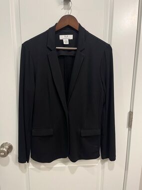 Magaschoni Knit Black Blazer Cardigan Jacket Medium